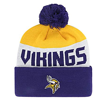 Adult Minnesota Vikings Purple Mass Margin Beanie