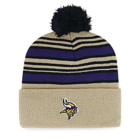 Adult Minnesota Vikings Purple Mass Timberline Knit Beanie