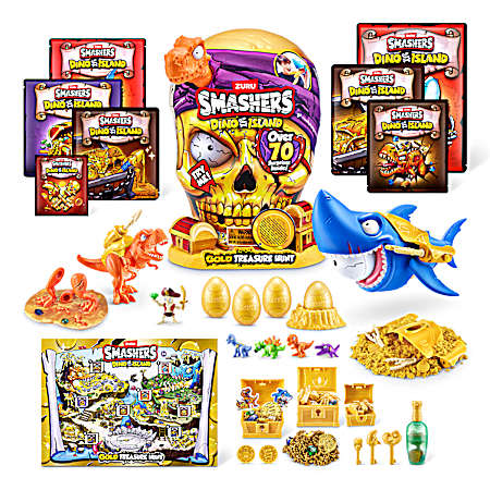 Smashers - Dino Island Gold Treasure Hunt - Assorted