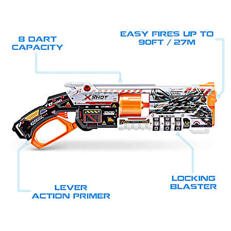 X-Shot-Skins Lock Gun w/ 16 Darts