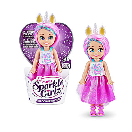 4.7 in. Sparkle Girlz Dolls - Unicorn Princess - Assorted