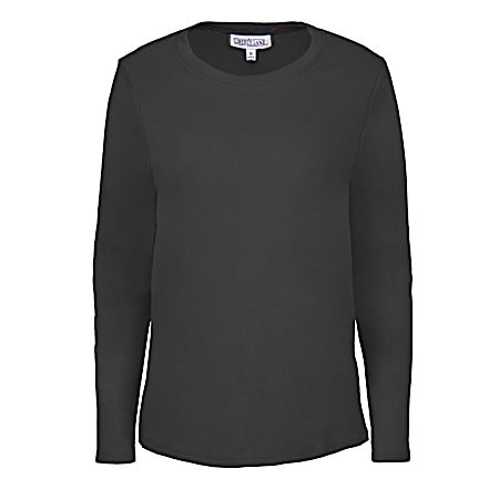 Women's Solid Long Sleeve Shirt
