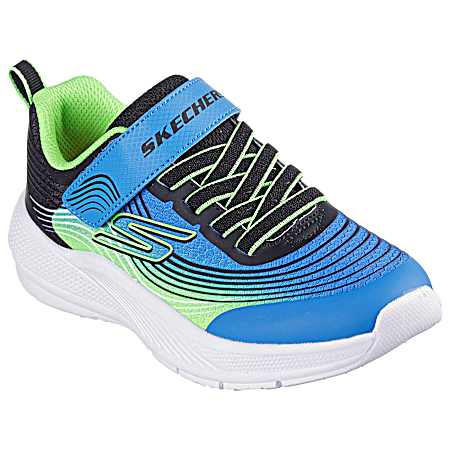 Boys' Blue/Lime Microspec Advance Shoes