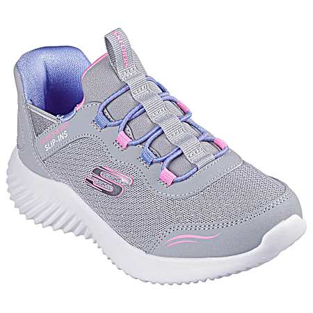 Girls' Grey Bounder Slip-Ins Shoes