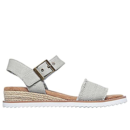Women's Taupe Desert Kiss Canvas Sandals