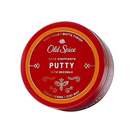 2.22 oz Hair Styling Putty for Men, High Hold, Matte Finish