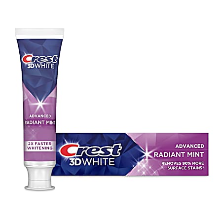 3.3 oz Mint 3D White Advanced Teeth Whitening Toothpaste
