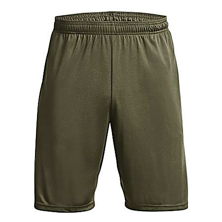Men's Marine OD Green Tech Graphic Shorts