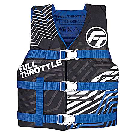 Youth Blue Nylon Water Sports Vest