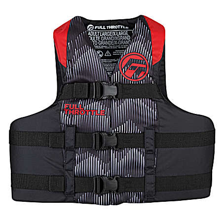 Adult 2X-Large/4X-Large Red Nylon Sports Vest