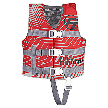 Child Red Nylon Water Sports Vest