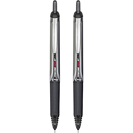 Precise V5 Black Retractable Pen - 2 Pk