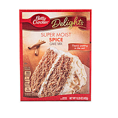 Delights Super Moist 15.25 oz Spice Cake Mix