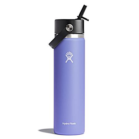 24 oz Wide Flex Straw Cap Lupine