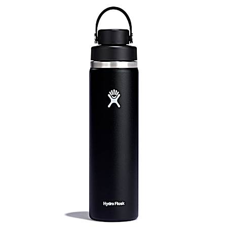 24 oz Wide Flex Chug Cap Black