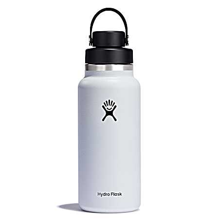 32 oz Wide Flex Chug Cap White