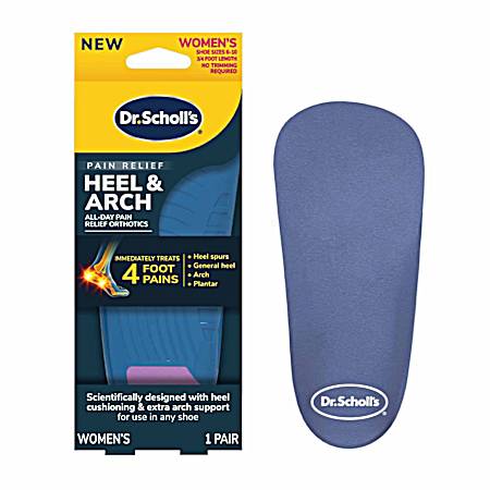 Women's Heel & Arch All-Day Pain Relief Orthotics