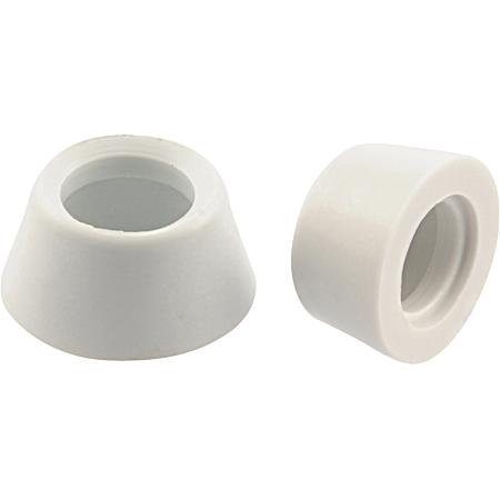 Hardware Essentials Replacement Door Stop Tip White 2 Pack