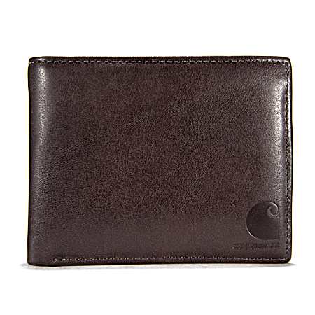 Men's Oil Tan Brown Passcase Wallet