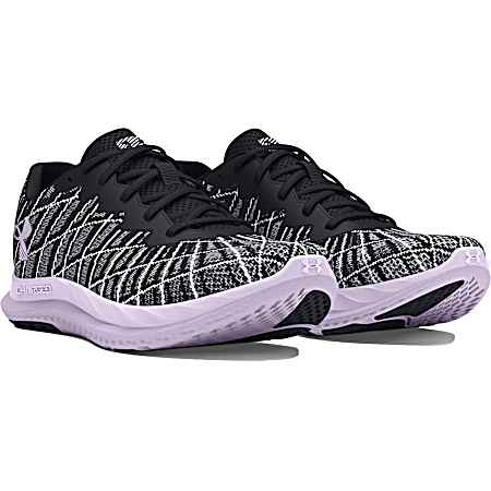 Women's Black/White Charged Breeze Athletic Shoes