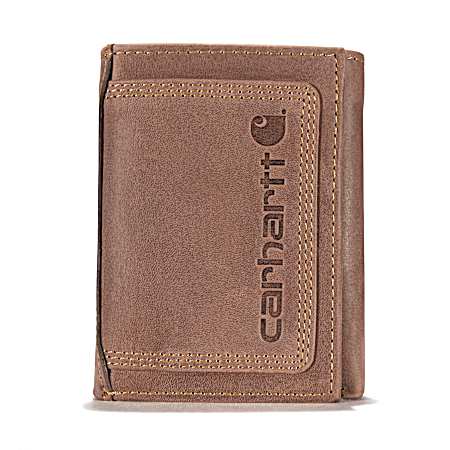 Men's Detroit Brown Trifold Wallet
