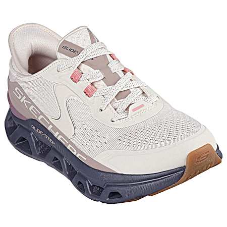 Sport Women's Natural/Grey Glide Step Slip-Ins Shoes