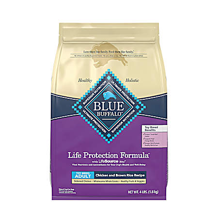 Life Protection Toy Breed Adult Chicken & Brown Rice Recipe Dry Dog Food