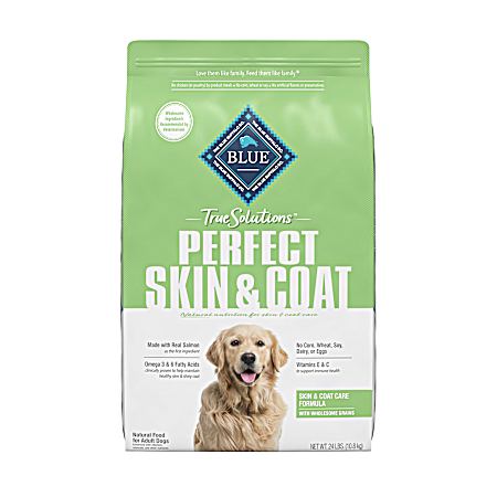 True Solutions Adult Perfect Coat Skin & Coat Care Formula w/ Salmon Dry Dog Food