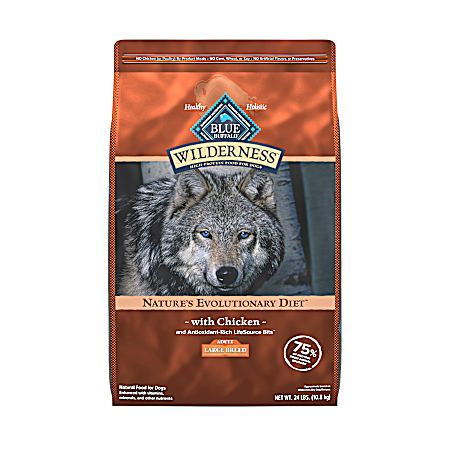 Wilderness Adult Large Breed Chicken w/ Wholesome Grains Recipe Dry Dog Food