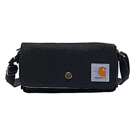 Women's Black Cross-Body Horizontal Bag