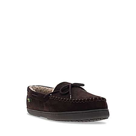 Men's Chocolate Linden Moc Slippers