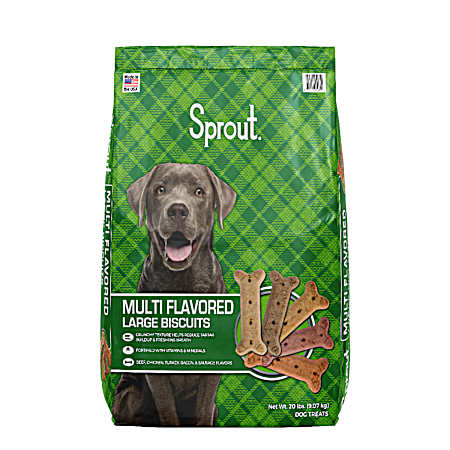 Multi-Flavored Large Dog Biscuits, 20 lbs