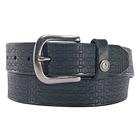 Women's Saddle Leather Basketweave Belt