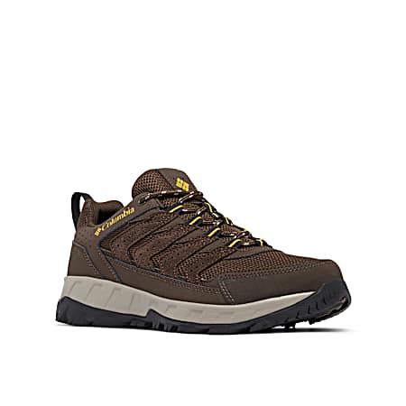 Men's Cordovan/Golden Strata Low Trail Hikers