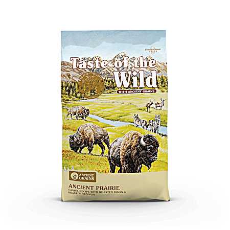 Ancient Prairie All Lifestages Roasted Bison & Roasted Venison Dry Dog Food 28 lbs