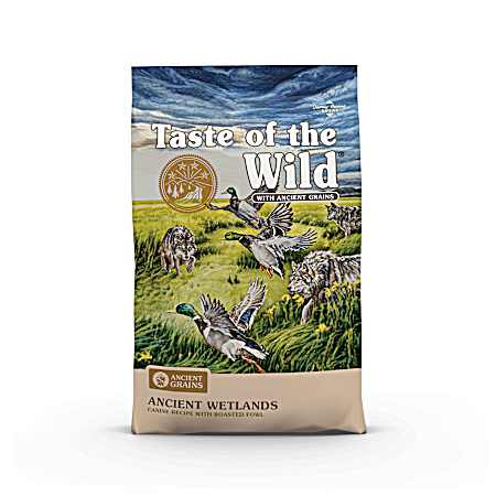 Ancient Wetlands All Lifestages Roasted Fowl Dry Dog Food 28 lbs