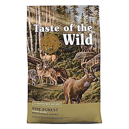 Pine Forest Adult Grain-Free Venison & Legumes Dry Dog Food