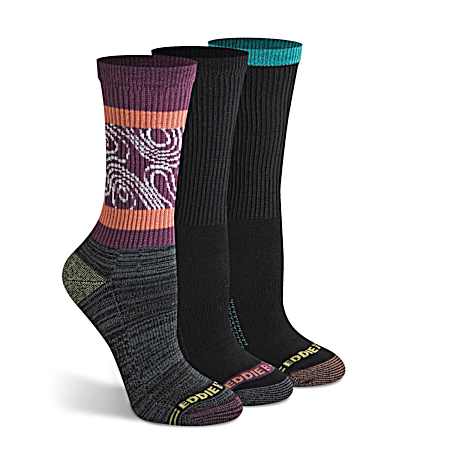 Women's Crew Socks - 3 Pk