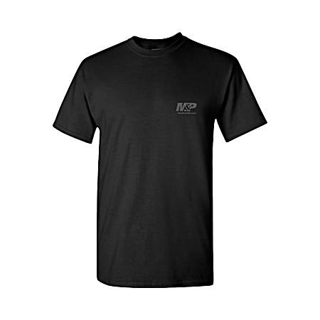 Men's Black Stay United Flag Short Sleeve Shirt