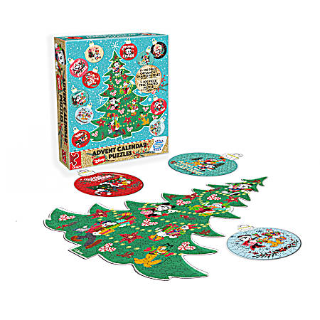 Disney 12 Day Countdown to Christmas Puzzles - Assorted