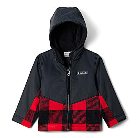 Boys' Toddler Steens Mt™ II Overlay Hooded Fleece Jacket