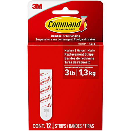 12 Stripes Medium Clear Replacement Strips
