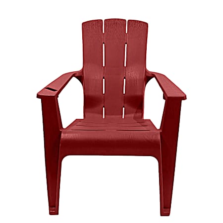 Deluxe Adirondack Chair - Crimson Red
