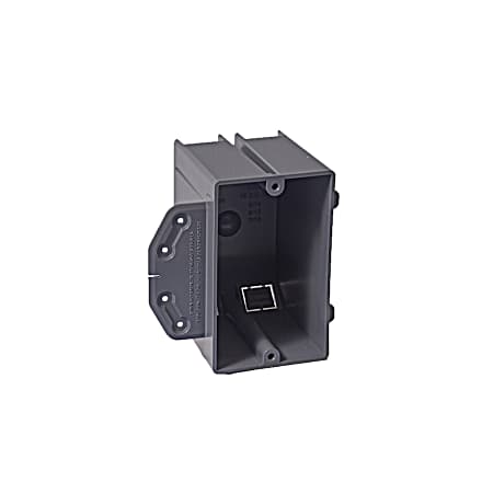 New Work Box with Bracket  1-Gang  18 Cubic Inches