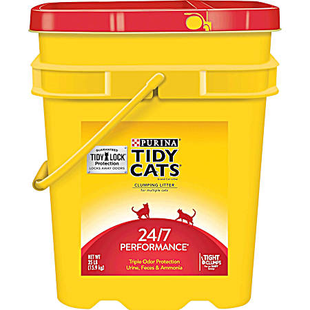 Tidy Cats 24/7 Performance Clumping Cat Litter - 35 lb