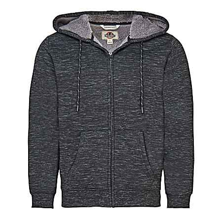 Men's Full Zip Sherpa Bonded Hoodie