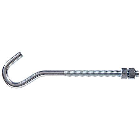 Hardware Essentials Clothesline Hook Bolt with 2 Hex Nuts