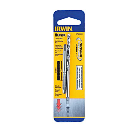 Hanson Self Aligning #10-32 NC Tap and #21 Drill Bit Set