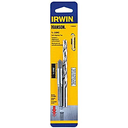 Hanson Self Aligning 3/8 - 16 NC Tap and 5/16 in Drill Bit Set