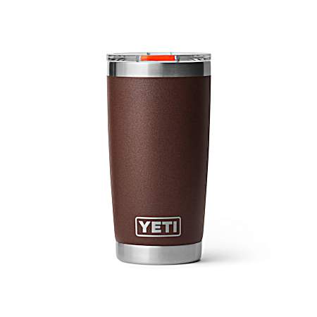 Rambler 20 oz Tumbler MS Wetlands Brown